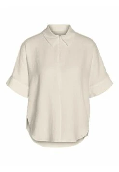 Noisy May Hemd Kurzarm - Blouse - Eggnog -Noisy May 0391ec2f1a844a268d25980c3b3292cc