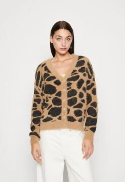 Noisy May Nmclassy V Neck Cardigan - Vest - Tigers Eye