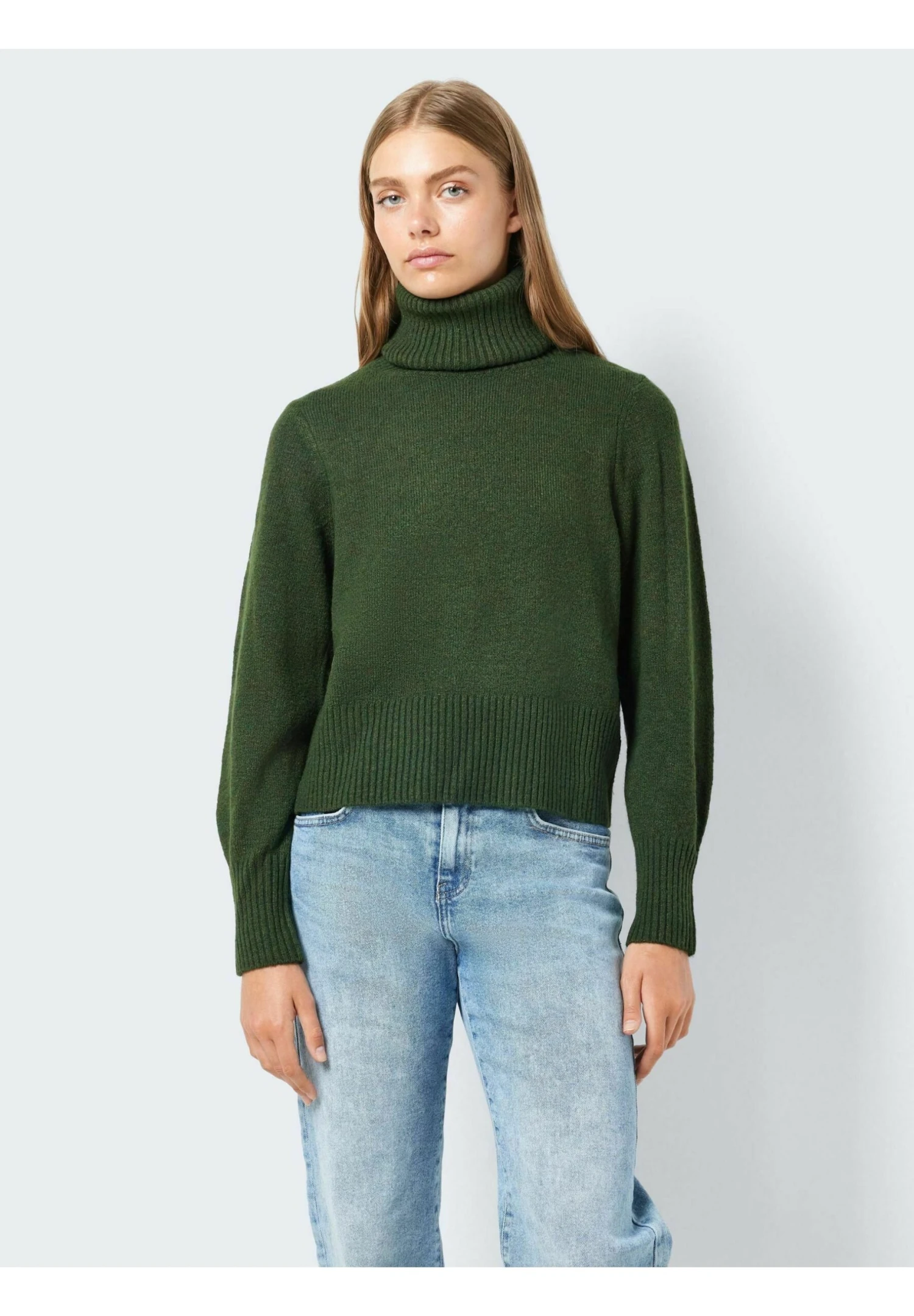 Noisy May Polokragen - Trui - Kombu Green 3 Noisy May Polokragen - Trui - Kombu Green