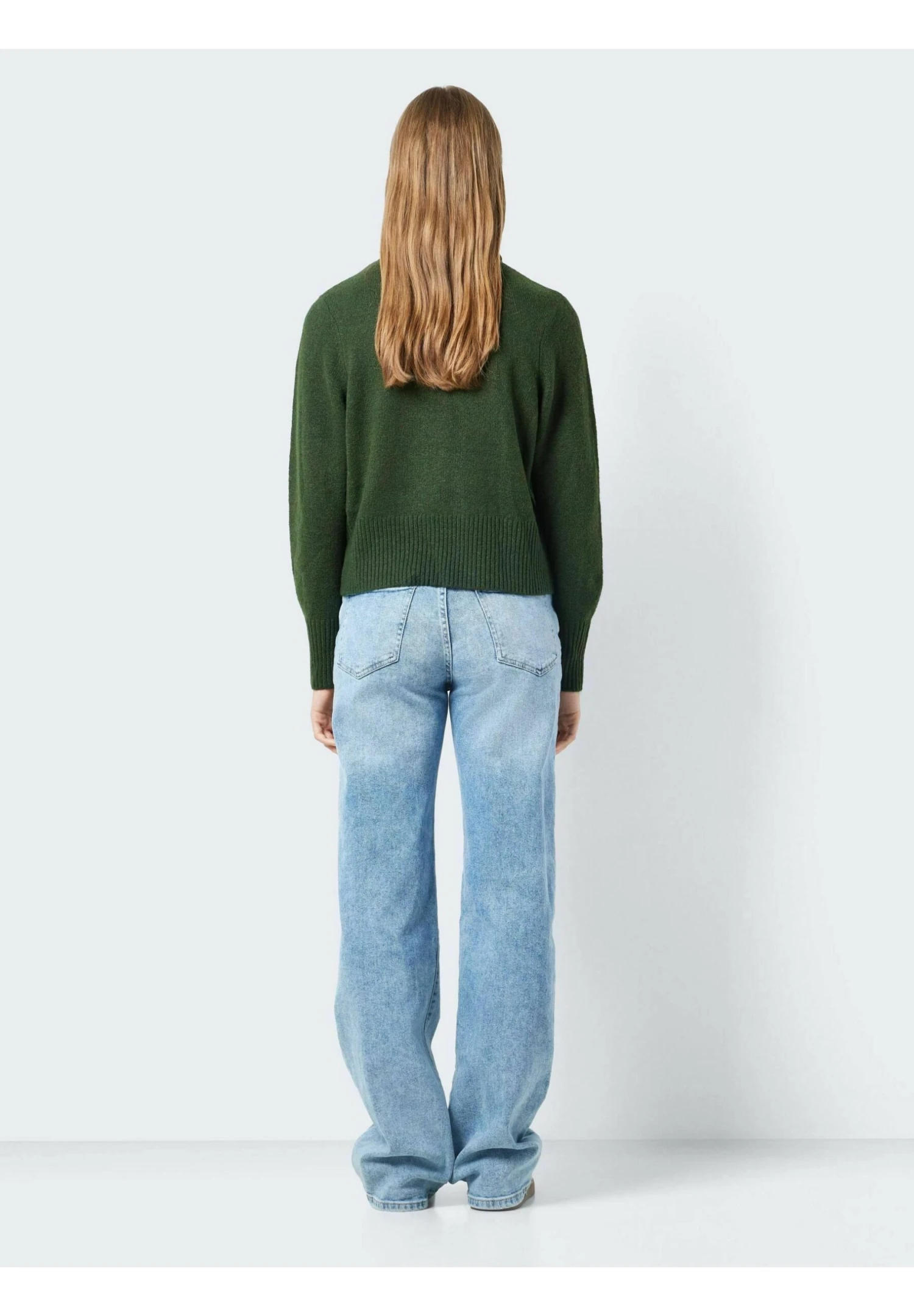 Noisy May Polokragen - Trui - Kombu Green 5 Noisy May Polokragen - Trui - Kombu Green - Afbeelding 3