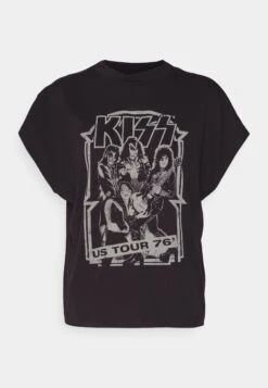 Noisy May Petite Nmhailey Kizz- T-Shirt Print - Obsidian/Kizz -Noisy May 0a5c97d2b5df4b77b13d6ccb520be783