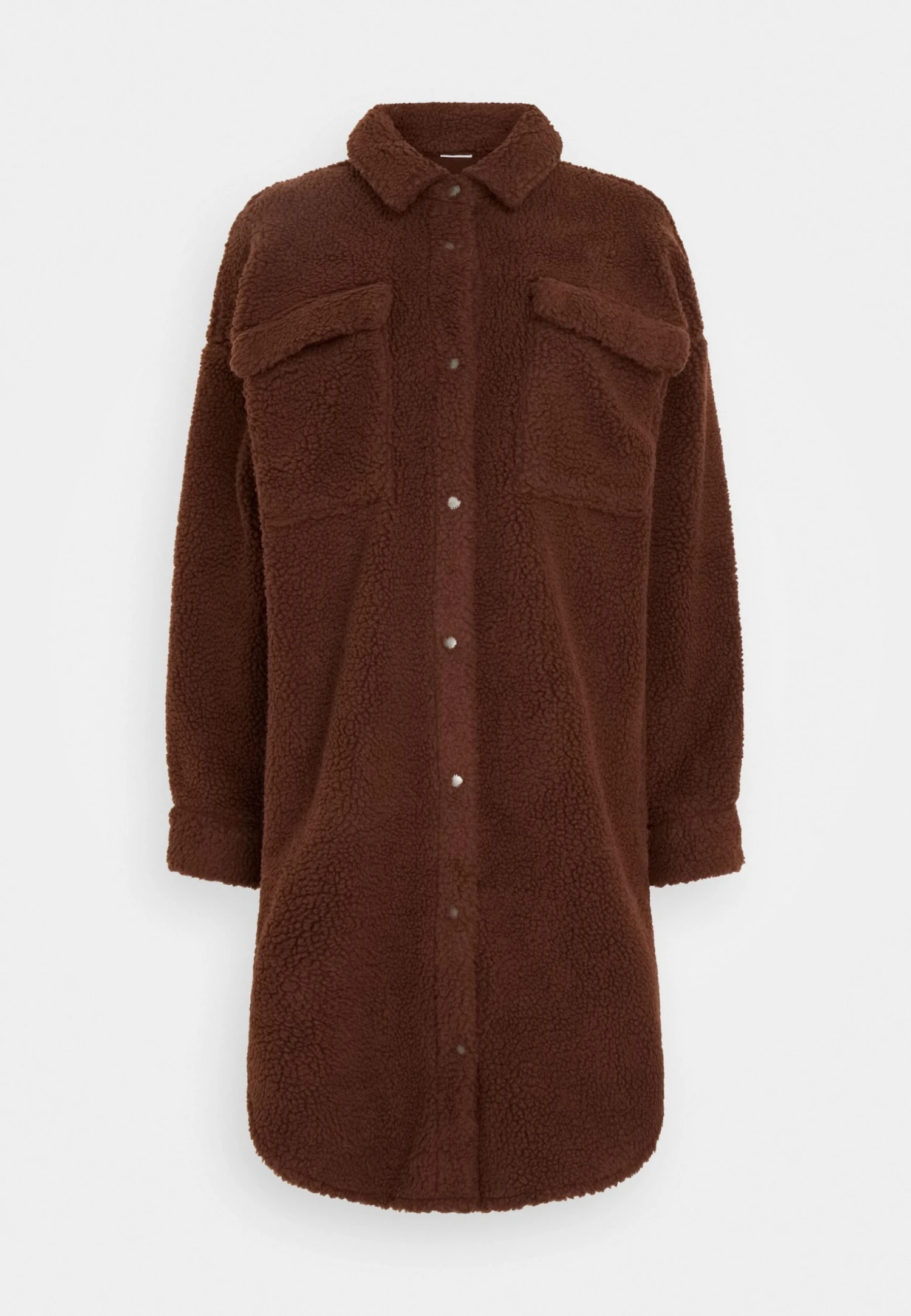 Noisy May Nmsakiran Long Shacket - Parka - Brown 7 Noisy May Nmsakiran Long Shacket - Parka - Brown - Afbeelding 5