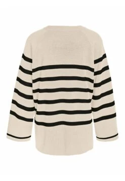 Noisy May Gestreifter - Trui - Oatmeal -Noisy May 0bb01e1327454f7c8616afc46410092f