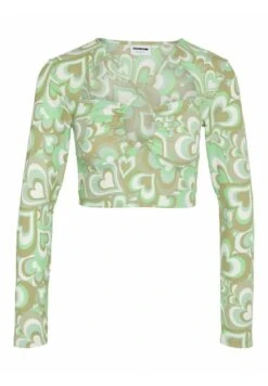 Noisy May Mit Langen Ärmeln Kurzes - Longsleeve - Bright White