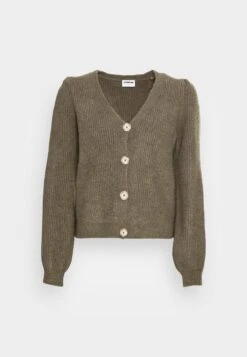 Noisy May NmsonNeck Cardigan - Vest - Burnt Olive -Noisy May 0ed8901251e54d80a0ca3e12fcbc7aa8