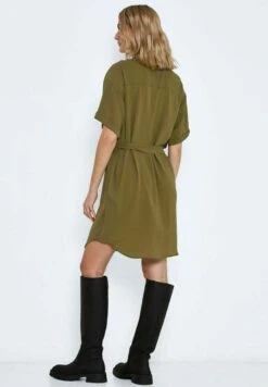 Noisy May Nmclara Shirt Dress- Blousejurk - Burnt Olive -Noisy May 0fc04efd3cd84694adbefc6e17950667