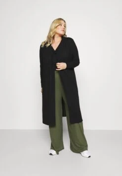 Nmcity Long Cardigan Curve - Vest - Black