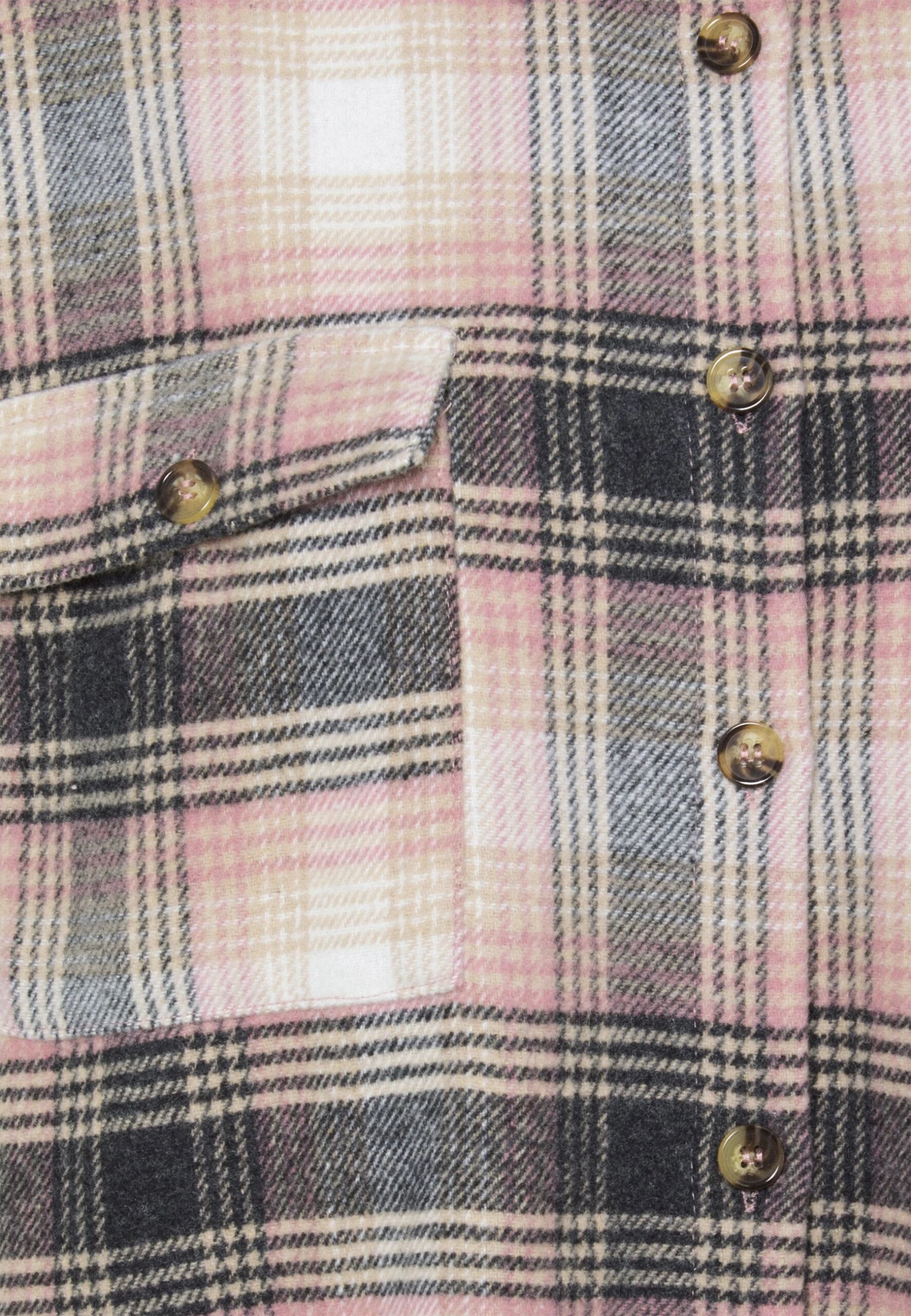 Noisy May Nmflanny Long Shacket - Overhemdblouse - Bright White/Praline/Prism Pink 9 Noisy May Nmflanny Long Shacket - Overhemdblouse - Bright White/Praline/Prism Pink - Afbeelding 7