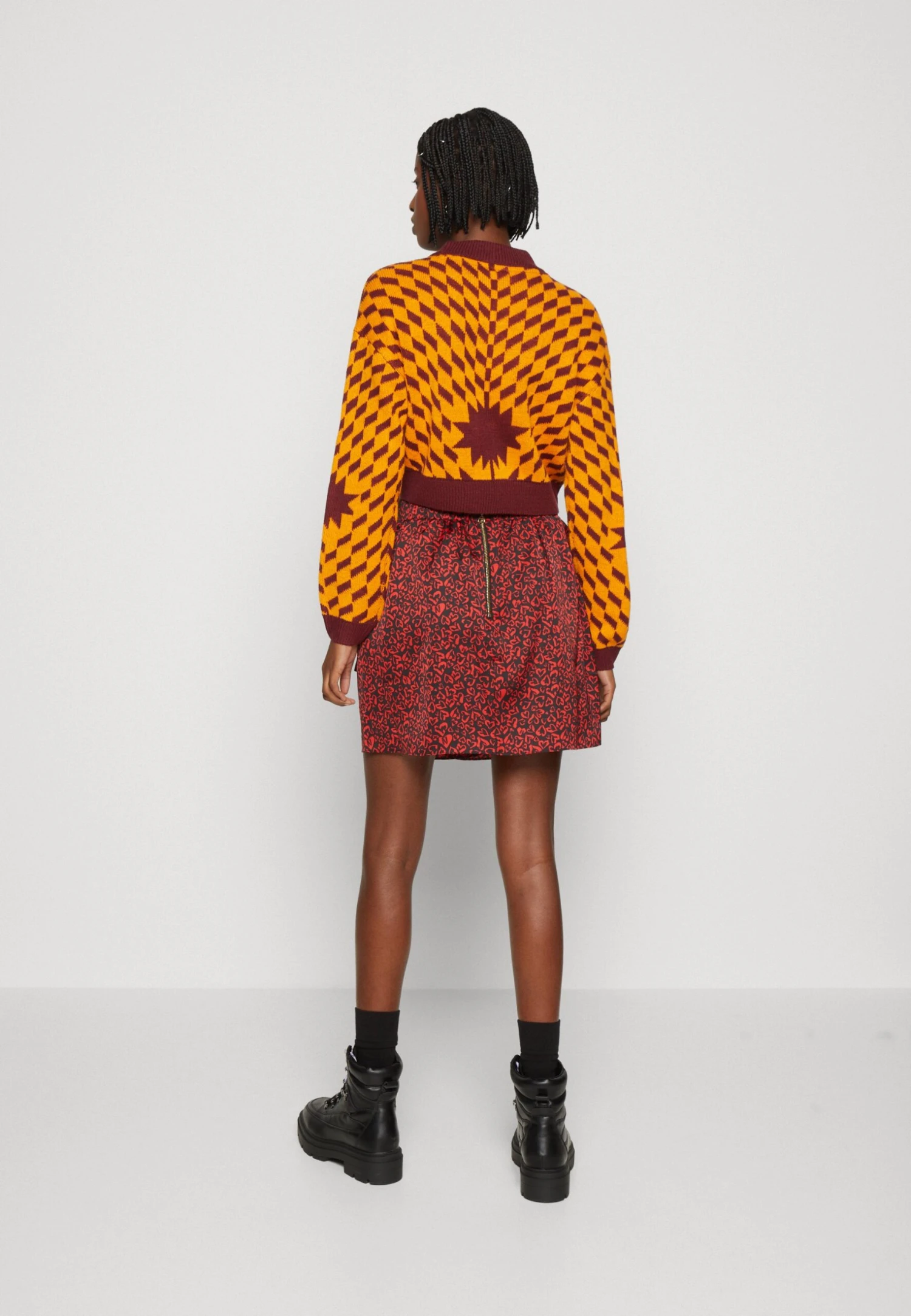 Noisy May Nmcosmos Ls O-Neck Crop - Trui - Windsor Wine 5 Noisy May Nmcosmos Ls O-Neck Crop - Trui - Windsor Wine - Afbeelding 3