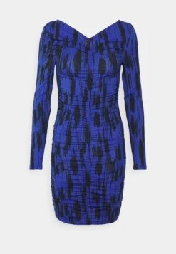 Noisy May Nmcemre V Neck Short Dress - Jerseyjurk - Dazzling Blue -Noisy May 139abd85fb9242f0a6f228c3a5cd4f2d