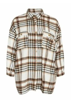 Noisy May Curve Loose Fit - Overhemdblouse - Beaver Fur