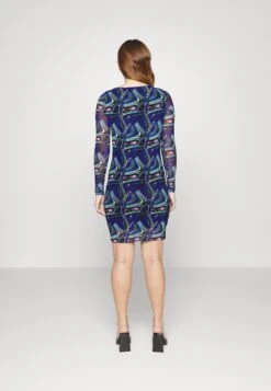 Noisy May Petite Nmlesley SquarePetite - Jurk - Deep Blue -Noisy May 17ea9710983645d3ab4afd2556af5107