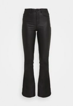 Noisy May Nmsallie Flare Coated Pants- Broek - Black -Noisy May 1922221a44f14961a28824e2b66d3870