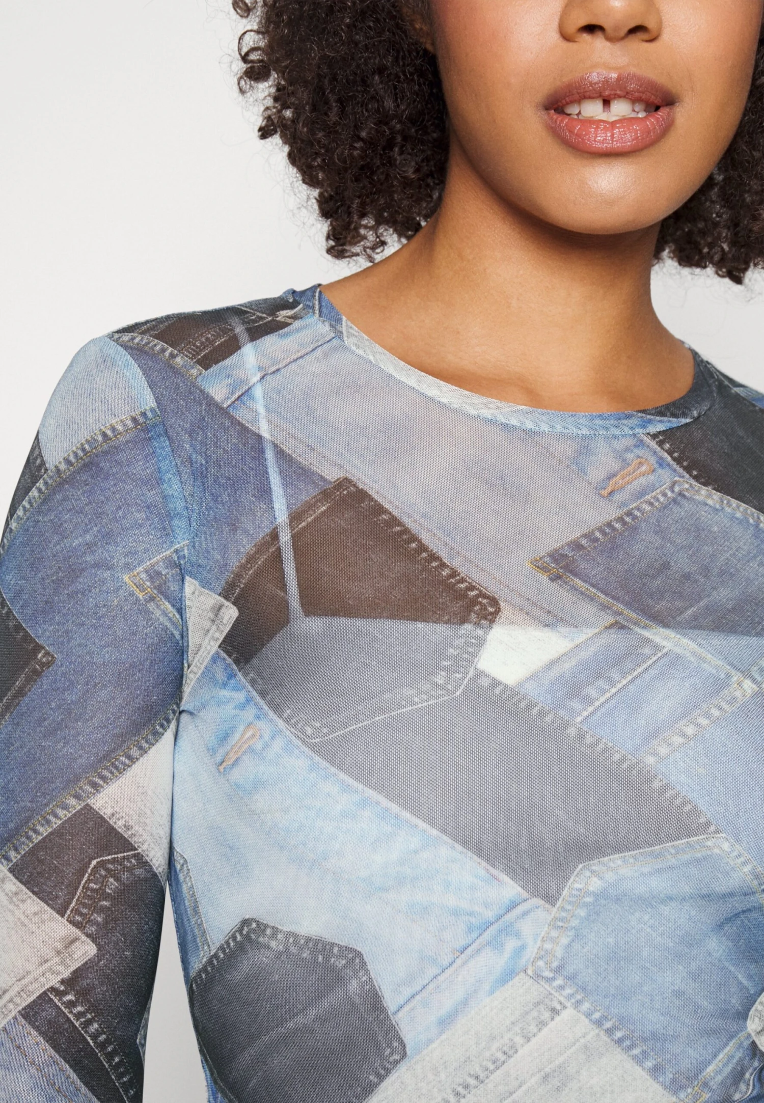 Noisy May Nmmissy Judith- Longsleeve - Medium Blue Denim 8 Noisy May Nmmissy Judith- Longsleeve - Medium Blue Denim - Afbeelding 6