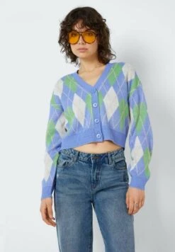 Noisy May Nmkirsty L/S V-Neck - Vest - Jacaranda