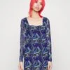 Noisy May Nmlesley Square Short Dress - Jurk - Deep Blue -Noisy May 1d436295264e4ad4bc17963fab26eb4a