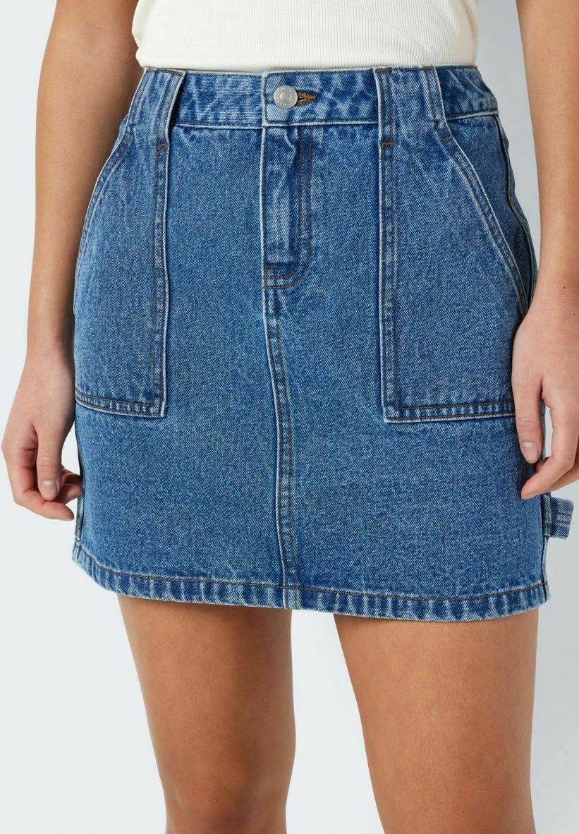 Noisy May Kurzer- Jeansrok - Medium Blue Denim 6 Noisy May Kurzer- Jeansrok - Medium Blue Denim - Afbeelding 4