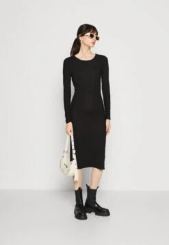 Noisy May Nmcity O-Neck Midi Dress - Etui-Jurk - Black -Noisy May 1ff45cd137884e50816da295508ca7df