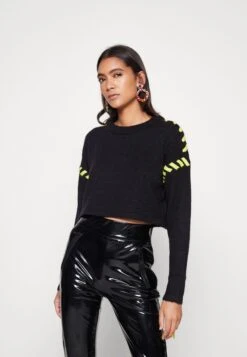 Noisy May Nmdonna O-Neck - Trui - Black