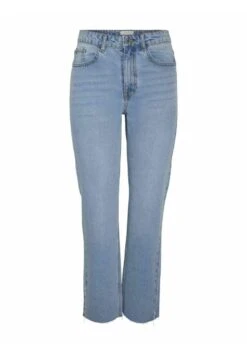 Noisy May Straight Leg Jeans - Light Blue Denim