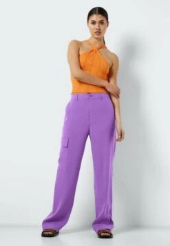 Noisy May High Waist - Cargobroek - Amethyst Orchid -Noisy May 2461c7344fdf49dda033df57912483f7