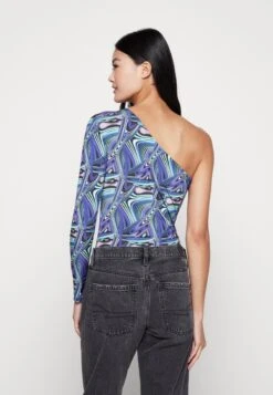 Noisy May Nmdolores One Shoulder - Longsleeve - Deep Blue -Noisy May 256d0769b29744c29f7e2ea16483db02