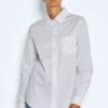 Noisy May Langärmeliges - Overhemdblouse - Bright White
