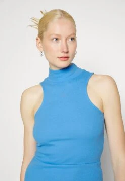 Nmmanala Highneck Skater Dress - Gebreide Jurk - Azure Blue -Noisy May 27da254bedac4877a9abe432678fd066