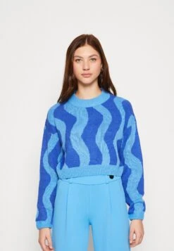 Noisy May Nmcosmic O Neck - Trui - Azure Blue