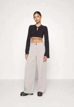 Noisy May Nmvera Wide Leg Pant- Broek - Grey -Noisy May 2bc55445ff414ca39bc6ace6fb0a9724