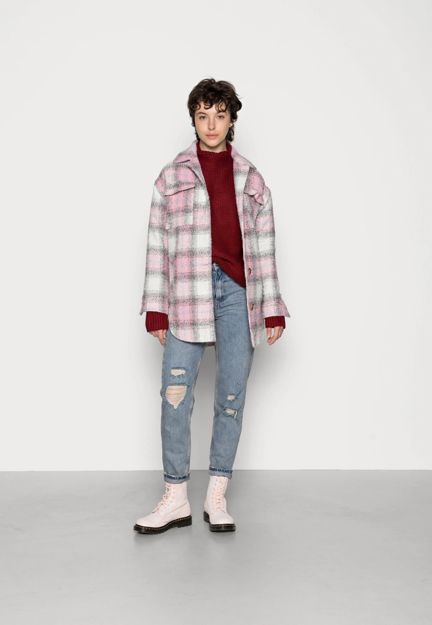 Noisy May Jen Cable - Trui - Rhubarb 4 Noisy May Jen Cable - Trui - Rhubarb - Afbeelding 2