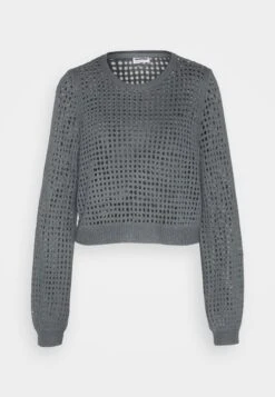 Noisy May Nmhoney O-Neck Crop - Trui - Stormy Weather -Noisy May 2cbf5fe3eb524c678ac40907cf7fcfa3