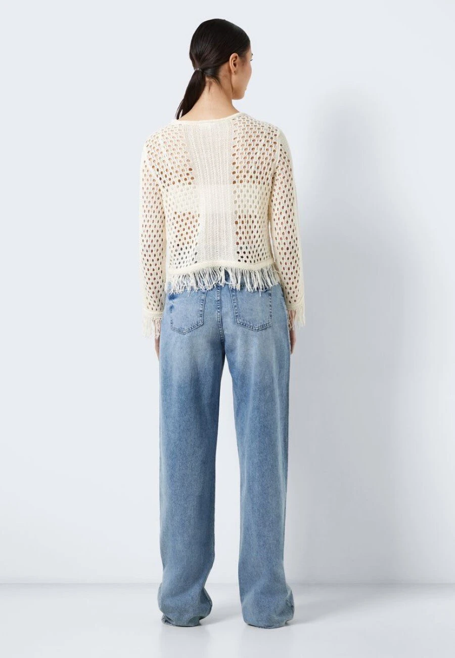 Noisy May Nmlisa O-Neck Structure - Trui - Eggnog 5 Noisy May Nmlisa O-Neck Structure - Trui - Eggnog - Afbeelding 3