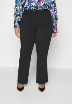 Nmrobyn Bootcut Pants Curve - Broek - Black