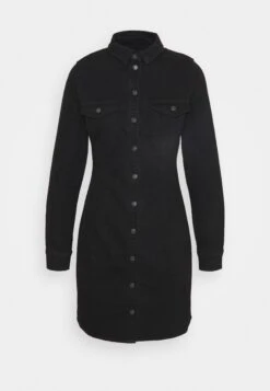 Noisy May Nmjoy Dress- Spijkerjurk - Black Denim -Noisy May 32c4bd24dbe54fd483c72ed561abc69d