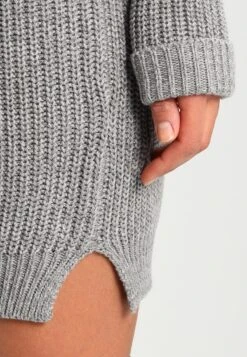 Noisy May Nmsiesta O Neck Dress - Gebreide Jurk - Medium Grey Melange -Noisy May 36d56e5d3aae49088965751152144db9