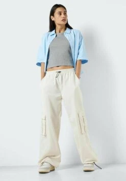 Noisy May Normal Waist - Cargobroek - Oatmeal -Noisy May 36f89776c177471aa3dcbaaa44a39e5a