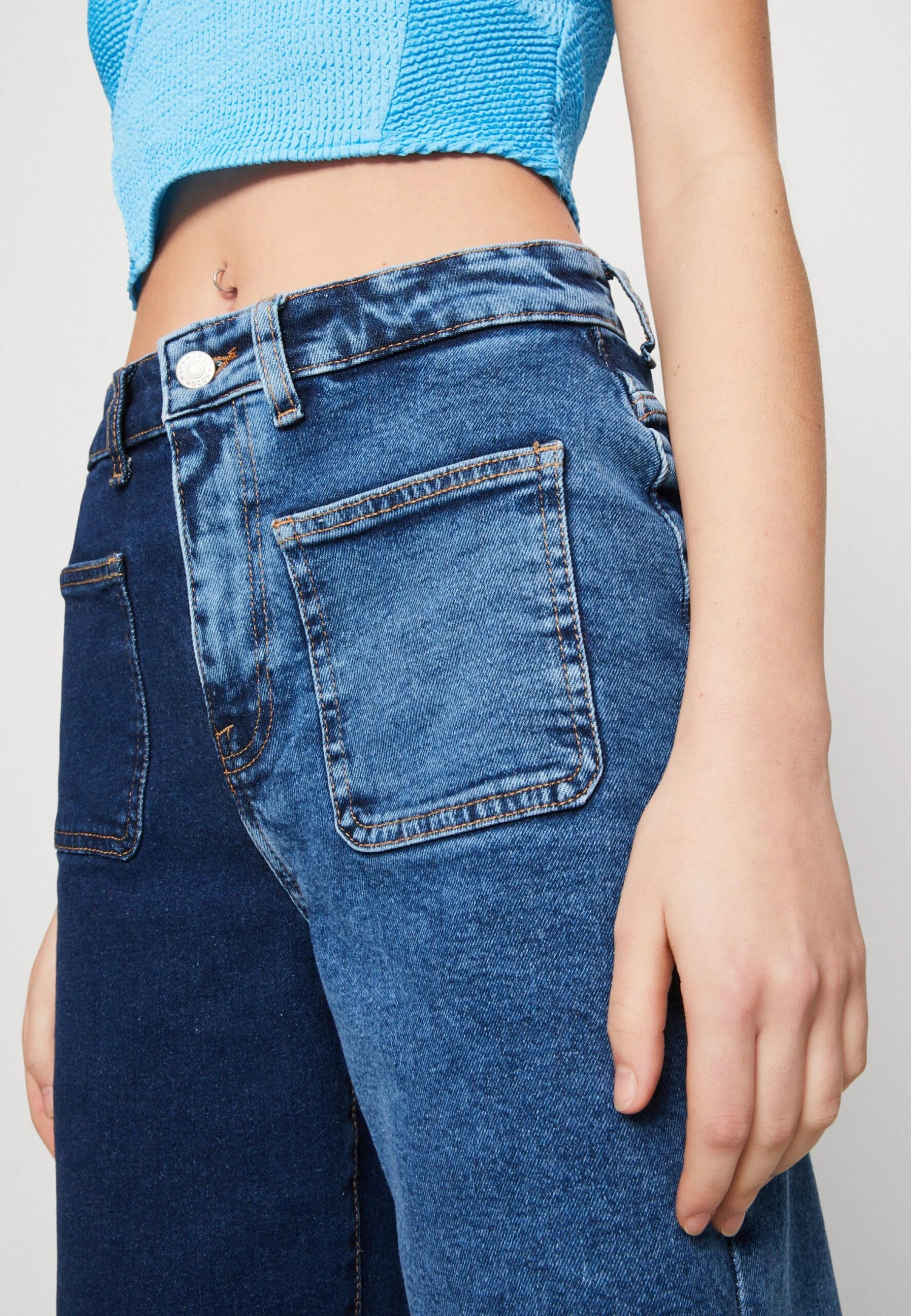 Noisy May Nmdrew Two Tone - Relaxed Fit Jeans - Light Blue Denim/Medium Blue Denim 6 Noisy May Nmdrew Two Tone - Relaxed Fit Jeans - Light Blue Denim/Medium Blue Denim - Afbeelding 4