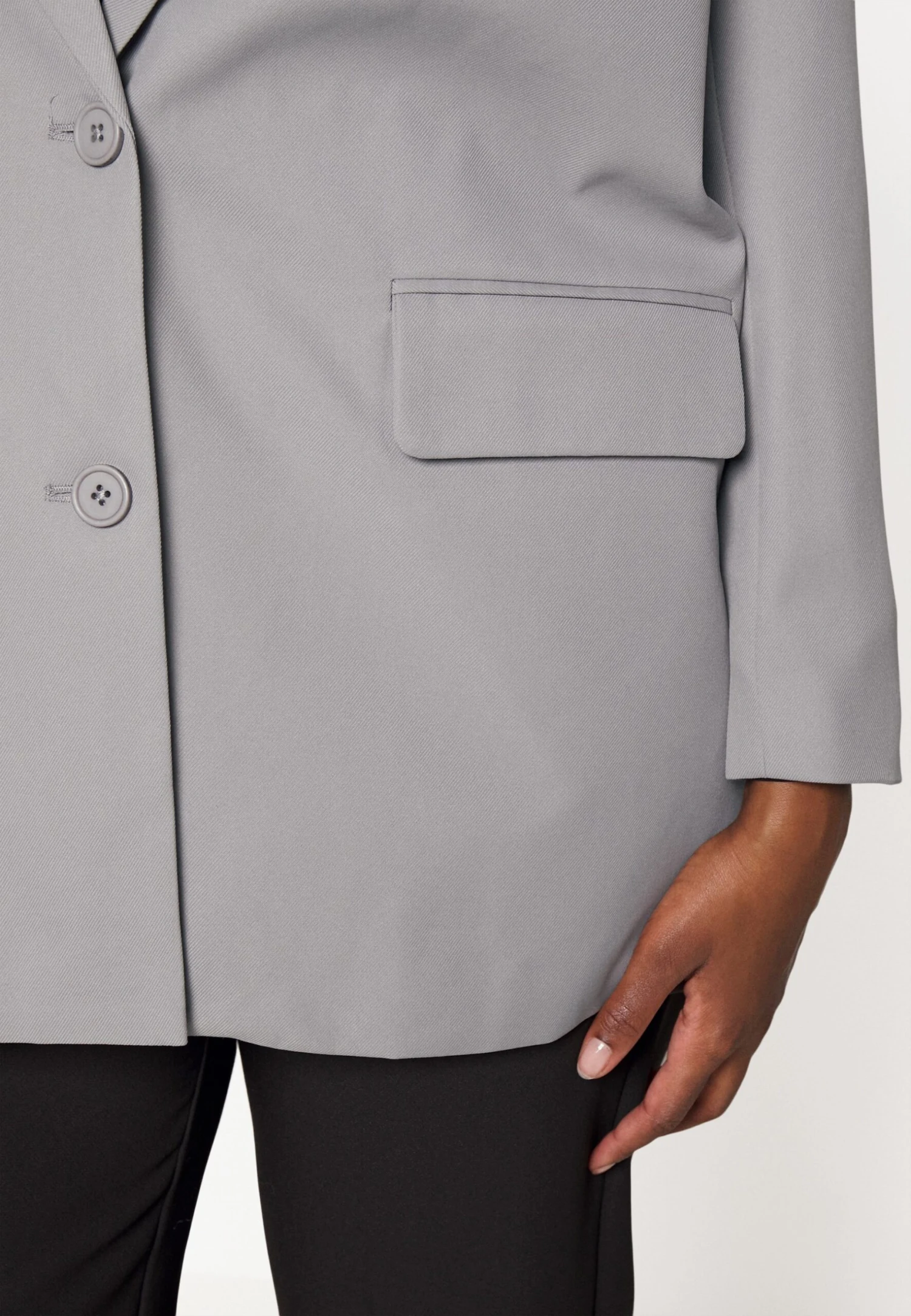 Nmmilla - Blazer - Titanium 8 Nmmilla - Blazer - Titanium - Afbeelding 6