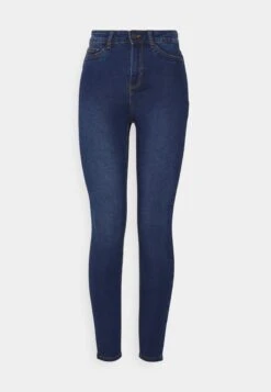 Noisy May Nmcallie Skinny Jeans - Jeans Skinny Fit - All In Dark Blue Denim