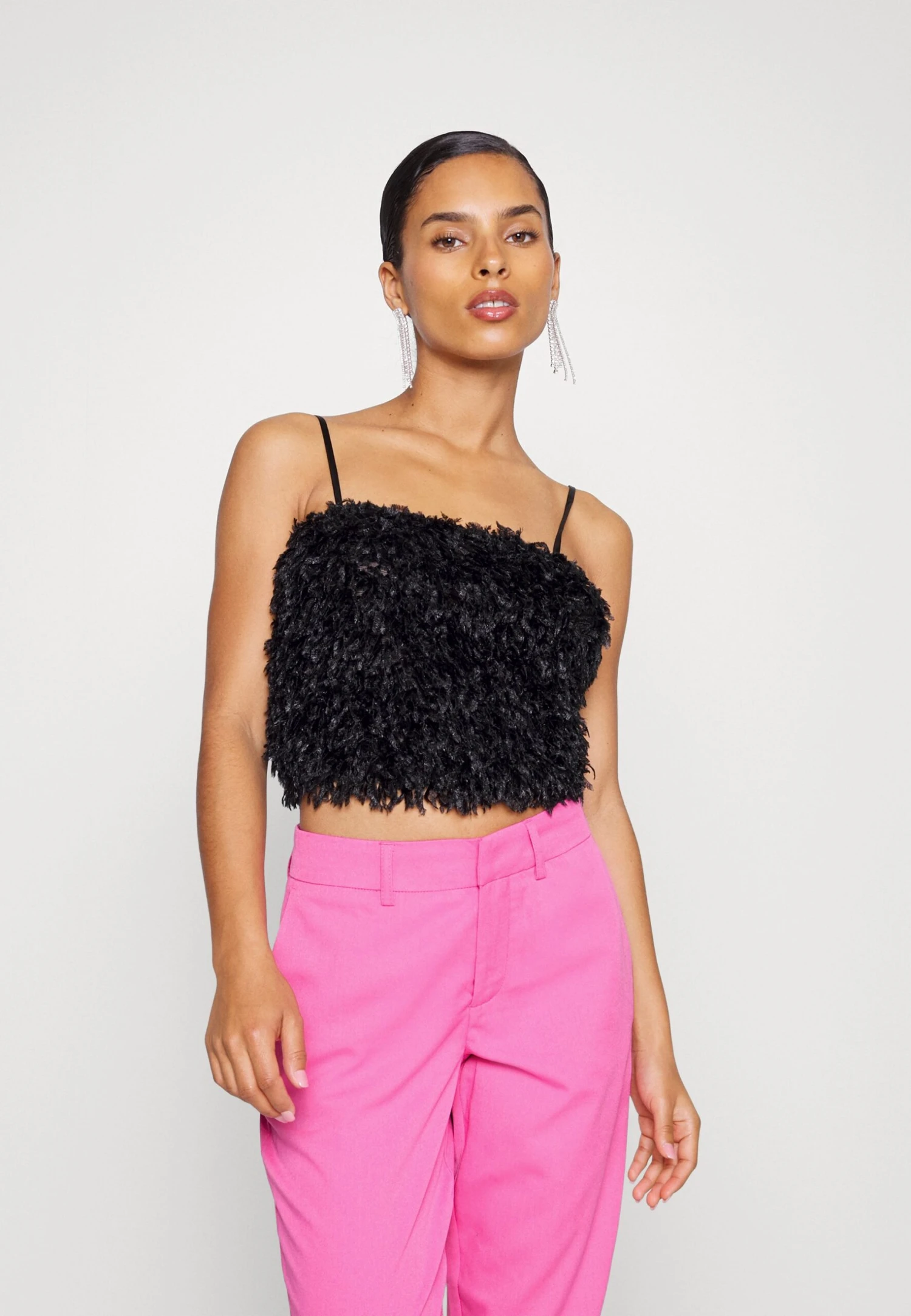 Noisy May Petite Nmthea Vivian Pant Petite - Broek - Shocking Pink 3 Noisy May Petite Nmthea Vivian Pant Petite - Broek - Shocking Pink