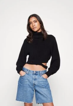 Noisy May Nmberghan Roll Neck - Trui - Black