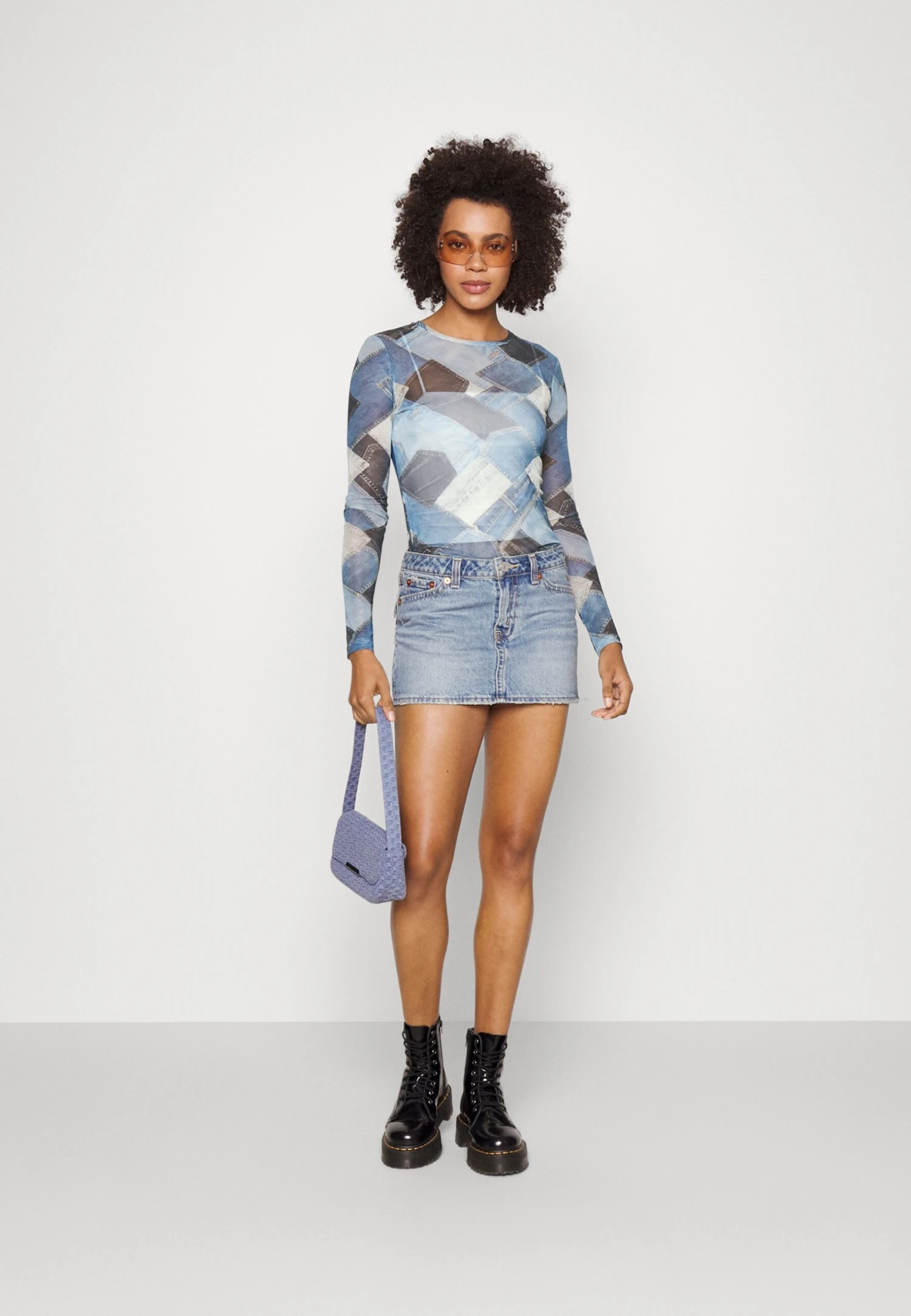 Noisy May Nmmissy Judith- Longsleeve - Medium Blue Denim 4 Noisy May Nmmissy Judith- Longsleeve - Medium Blue Denim - Afbeelding 2