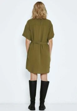 Noisy May Nmclara Shirt Dress- Blousejurk - Burnt Olive -Noisy May 3d6e154b42bd4b09b1983af4b0ee01ed
