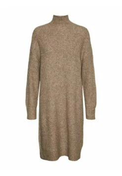 Noisy May Nmmali High Neck - Gebreide Jurk - Irish Cream