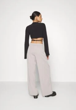 Noisy May Nmvera Wide Leg Pant- Broek - Grey -Noisy May 3f24c7a09da8414b89a9278910dced1b