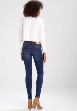 Noisy May Nmeve Pocket Piping - Jeans Skinny Fit - Dark Blue Denim -Noisy May 40d69bc7046543c2b15fb929f3ae4a31