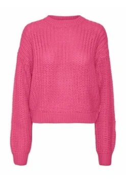 Noisy May Nmcharlie L S O Neck- Trui - Hot Pink -Noisy May 42d7698dd75b4f6abb5923cd9307fbd3