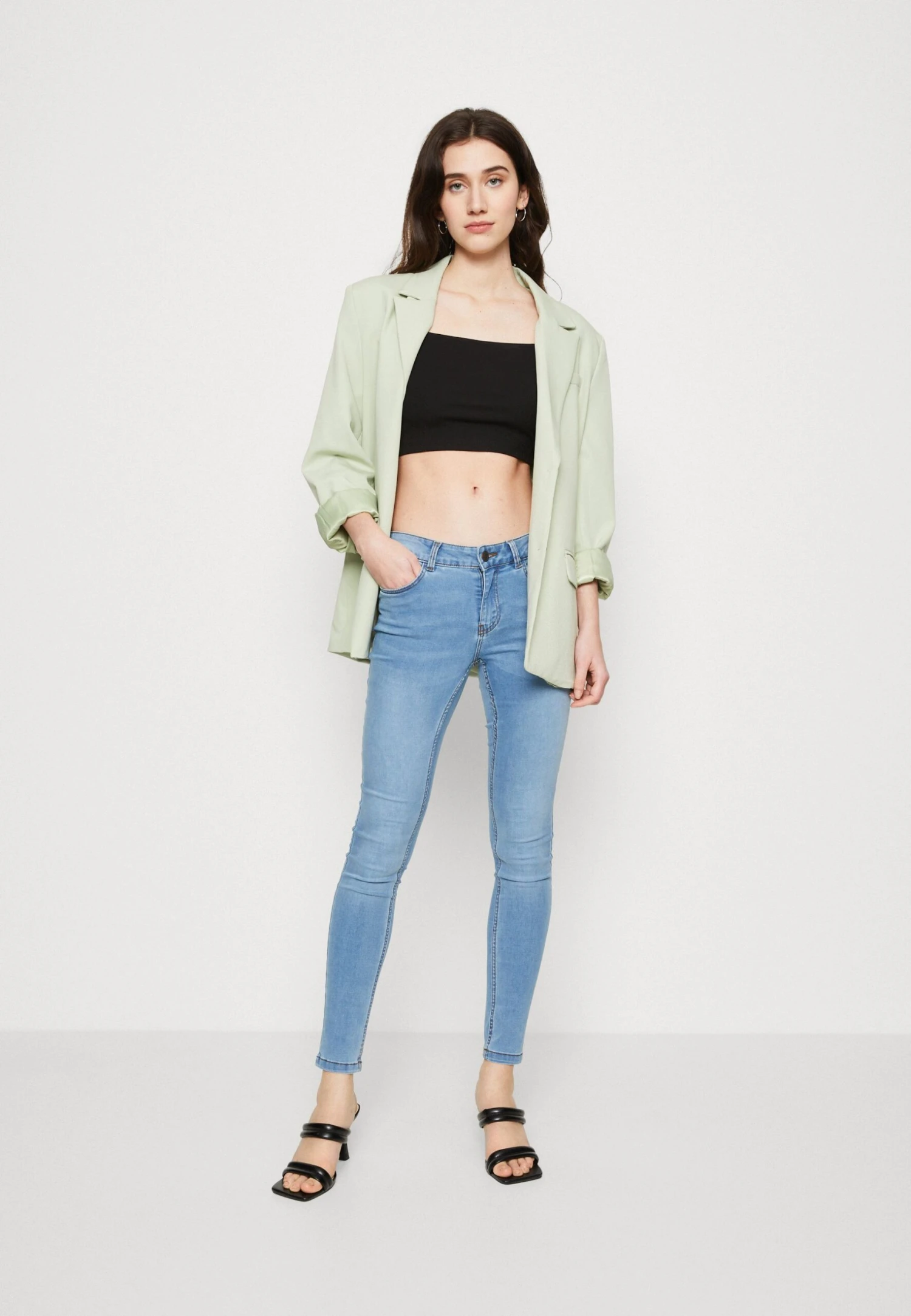 Noisy May Nmbillie - Jeans Skinny Fit - Light Blue Denim 4 Noisy May Nmbillie - Jeans Skinny Fit - Light Blue Denim - Afbeelding 2