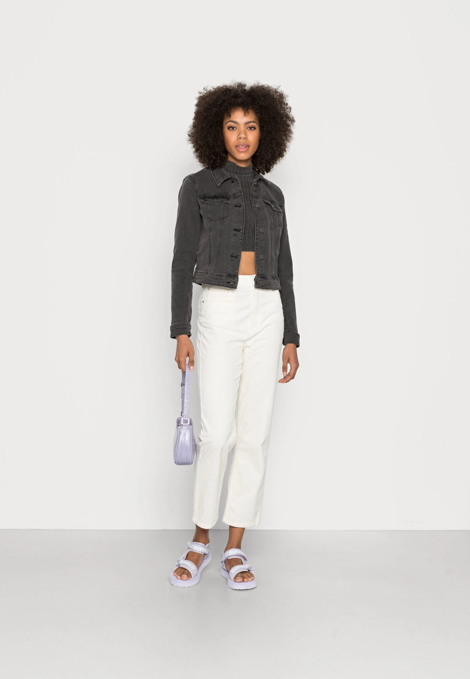 Noisy May Nmdebra Jacket - Spijkerjas - Dark Grey Denim 4 Noisy May Nmdebra Jacket - Spijkerjas - Dark Grey Denim - Afbeelding 2